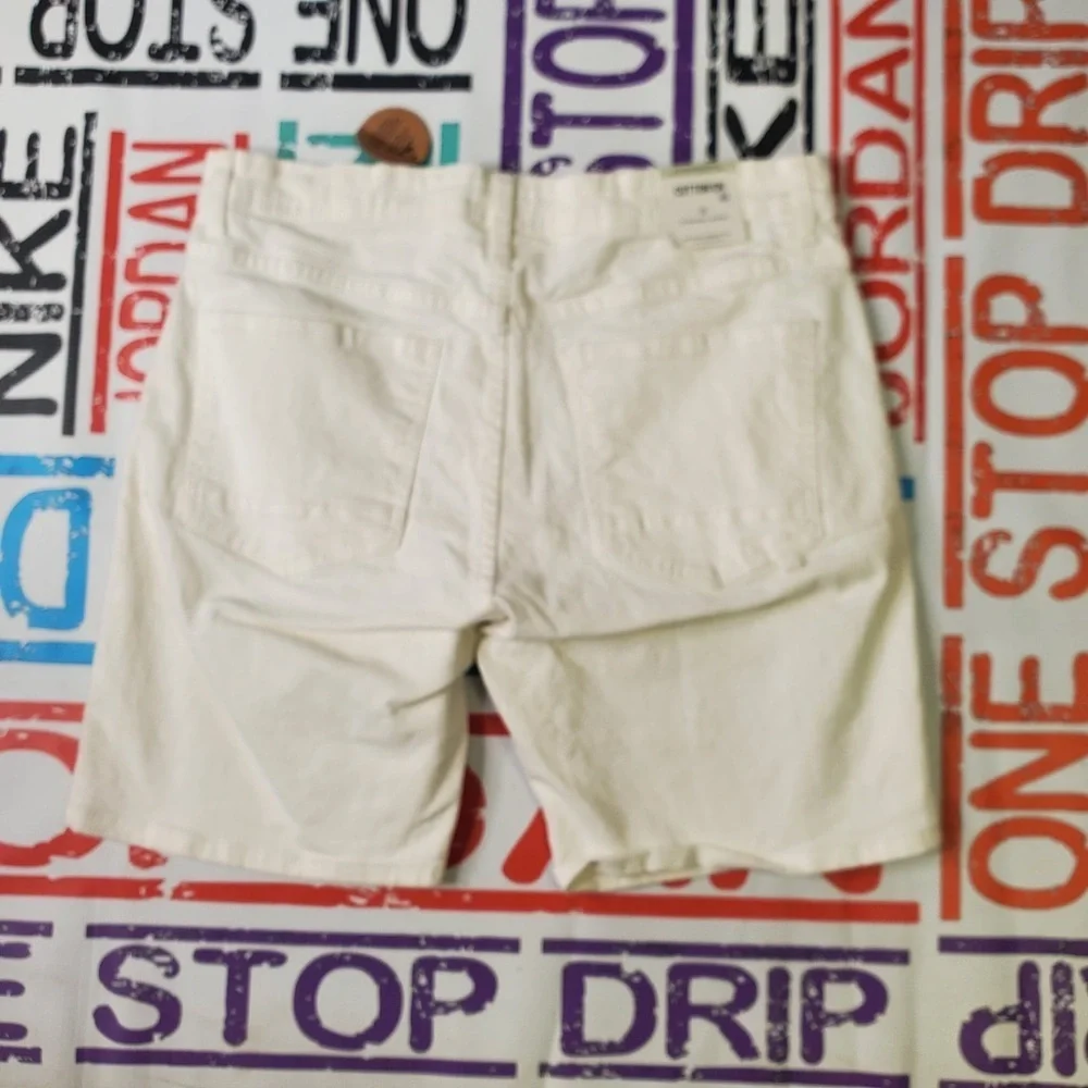 S various white cotton on shorts white